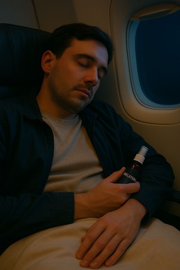 Melatonin helps with jet lag and shift work sleep problems