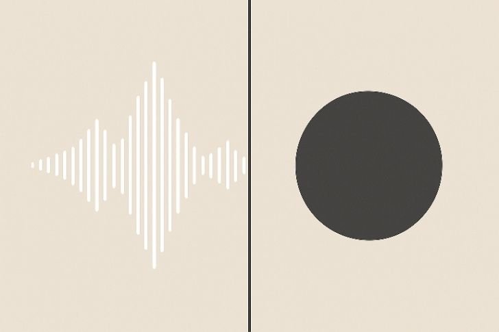 White noise vs silence – comparing sound waves and peaceful moments