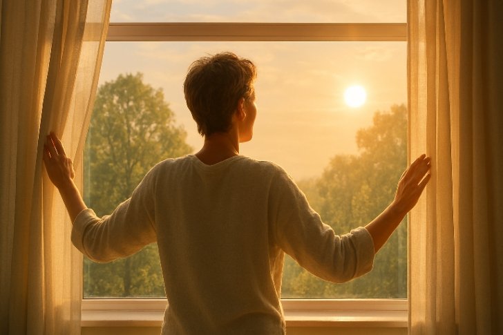 Morning sunlight benefits for mood, energy, and circadian rhythm
