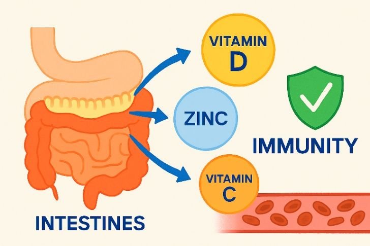 Digestive health and nutrient absorption for strong immunity