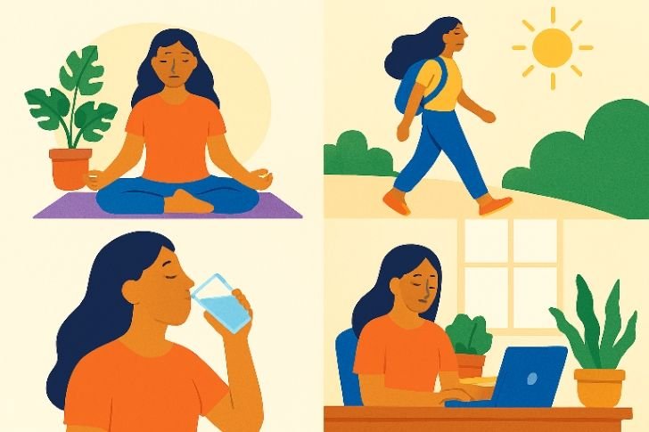 Wellness lifestyle habits supporting immunity and gut health