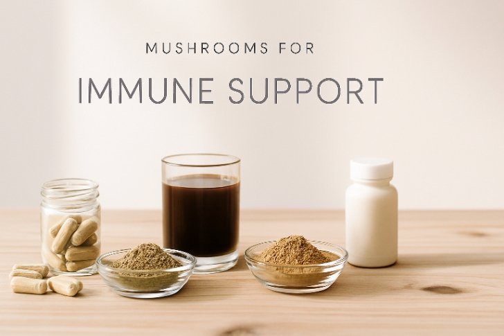 6 mushroom supplements for immune support – natural immune boosters for better health