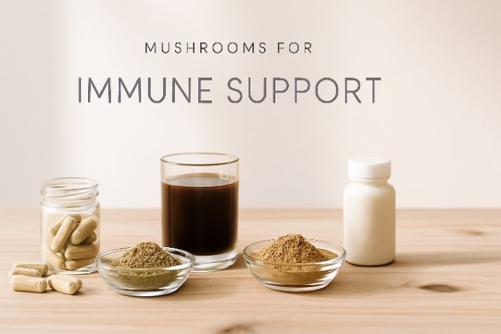 6 mushroom supplements for immune support – natural immune boosters for better health