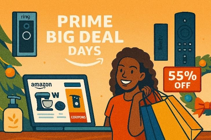 amazon devices on sale during prime big deal days 2025 – echo dot, fire tv stick, ring camera